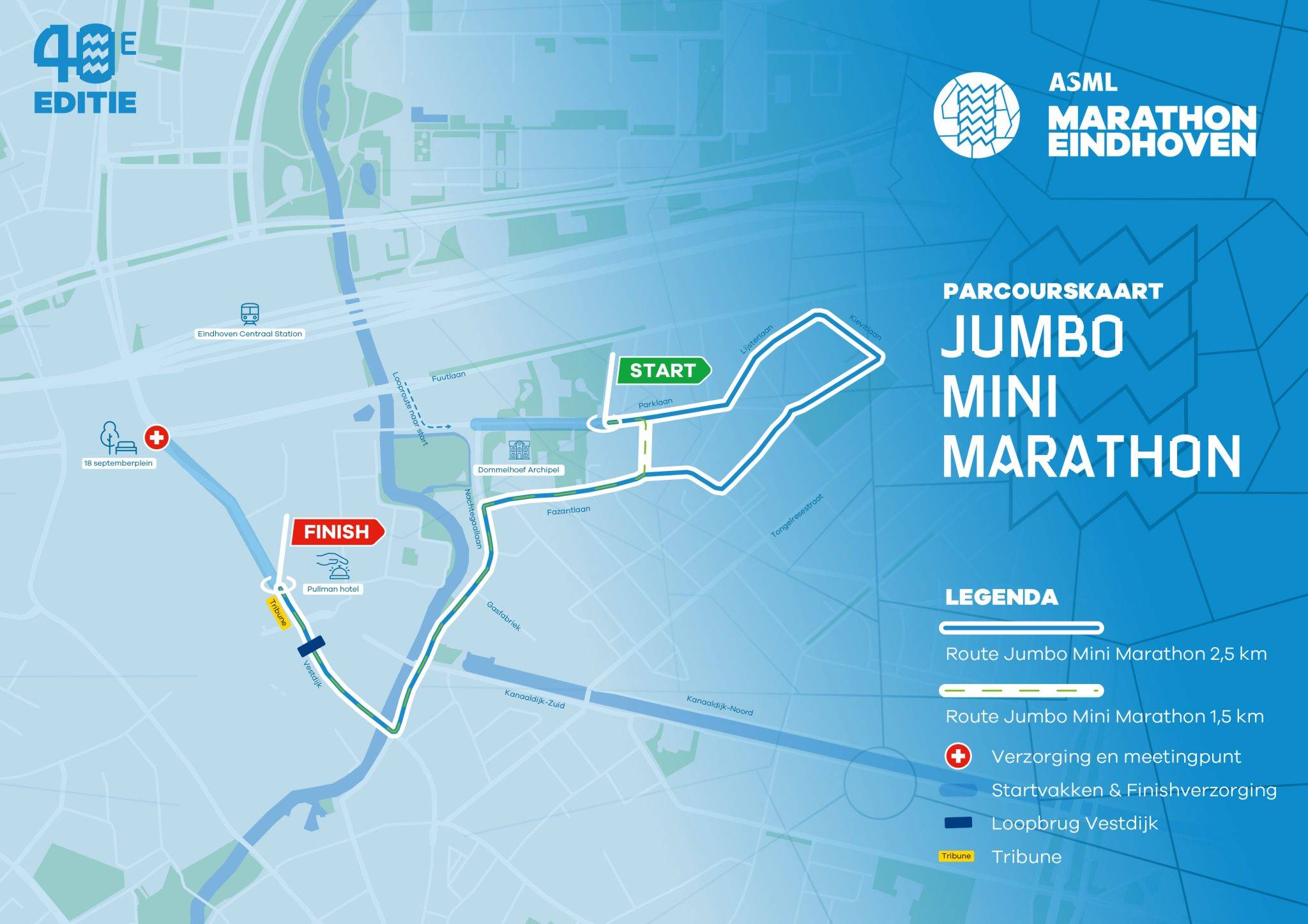 Parcours ASML Marathon Eindhoven